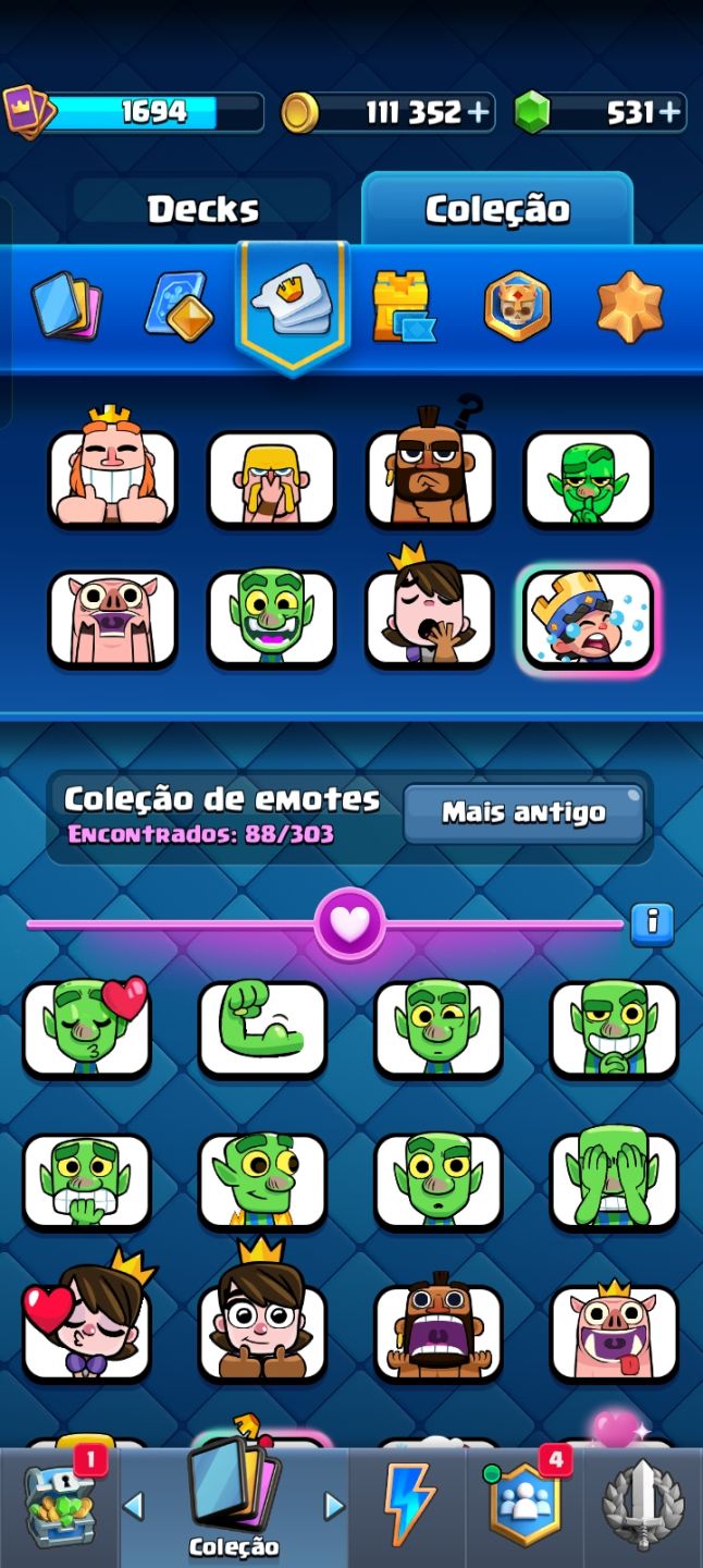 Conta de Clash Royale 14k troféus