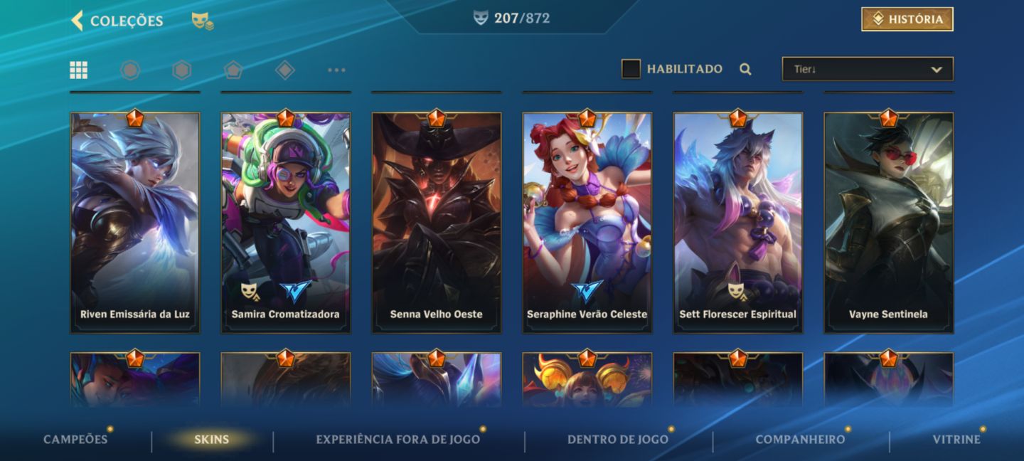 Conta lol (wild Rift) Full Challenger