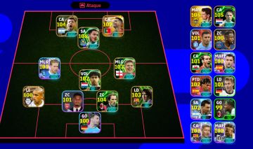 Conta efootball novo Cristiano 107 aguero 104 blitz culler(preço negociavel)