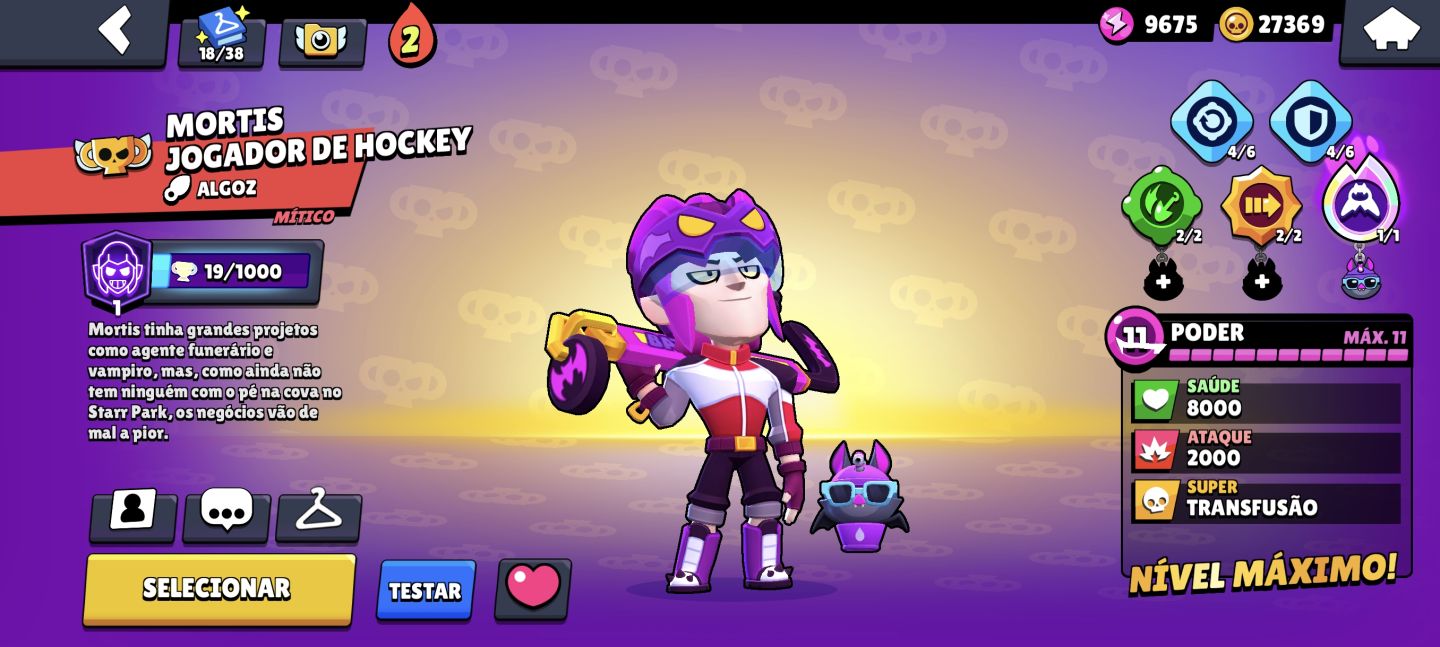 Conta Supercell ID Mo.co + Brawl Stars muita skin cara