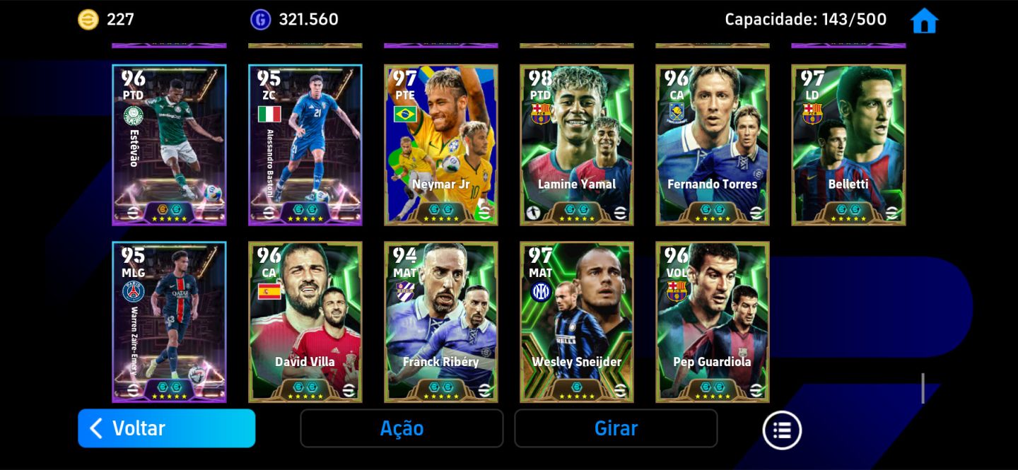 Conta Insana Efootball | Messi 110 Blitz Curler + Cristiano ronaldo BigTime