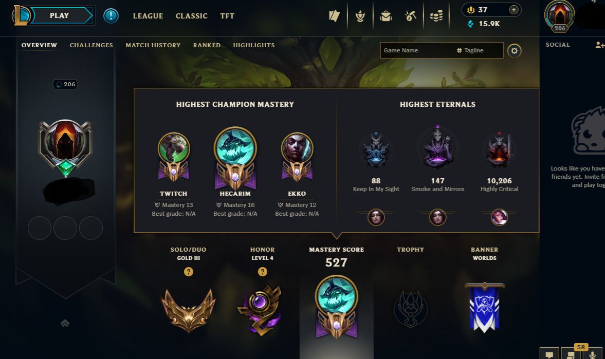 CONTA LOL UPADA A MAO FULL ACESSO | TROCA E-MAIL/SENHA | 100% GARANTIDA