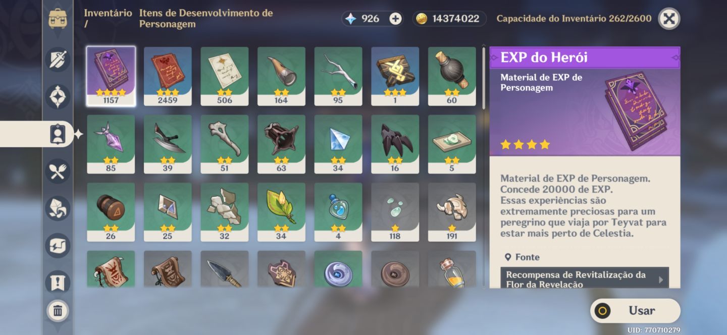 EUROPA|CONTA DE GENSHIN MAIN WANDERER+BISS+GIROS| AR47