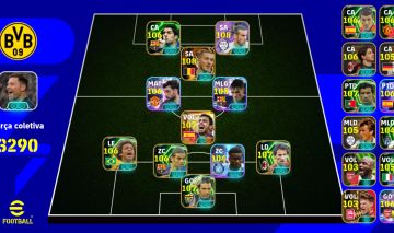 Conta eFootball Rara - Força 3290 | Epics, Show Time e Técnicos Top