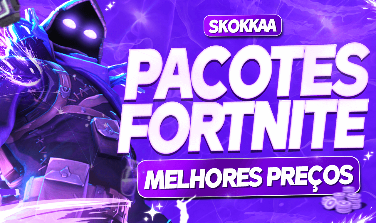 PACOTES FORTNITE (CÓDIGOS)!