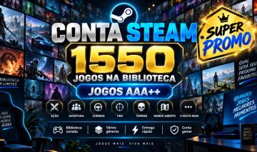 (Promo) Conta Steam 1500+ Por 2,00