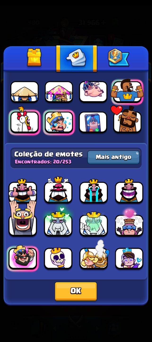 Conta de Clash Royale com 7213
