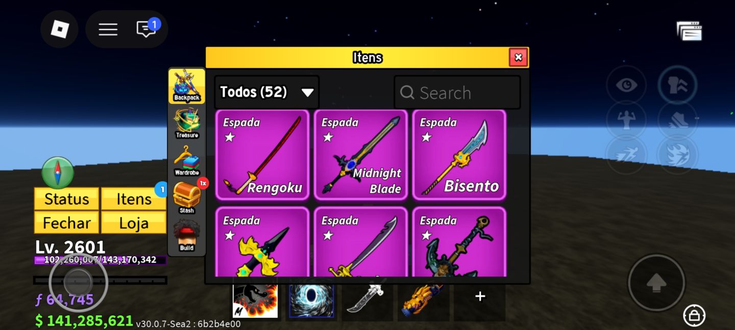 CONTA DE BLOX FRUITS ANTIGA MUITO GEMADA, VALE PENA LER HA DESCRIÇÃO!!!