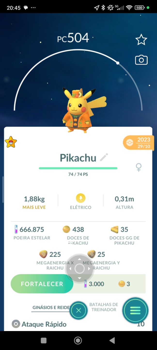 Pokémon com fundo especial(locais) e eventos