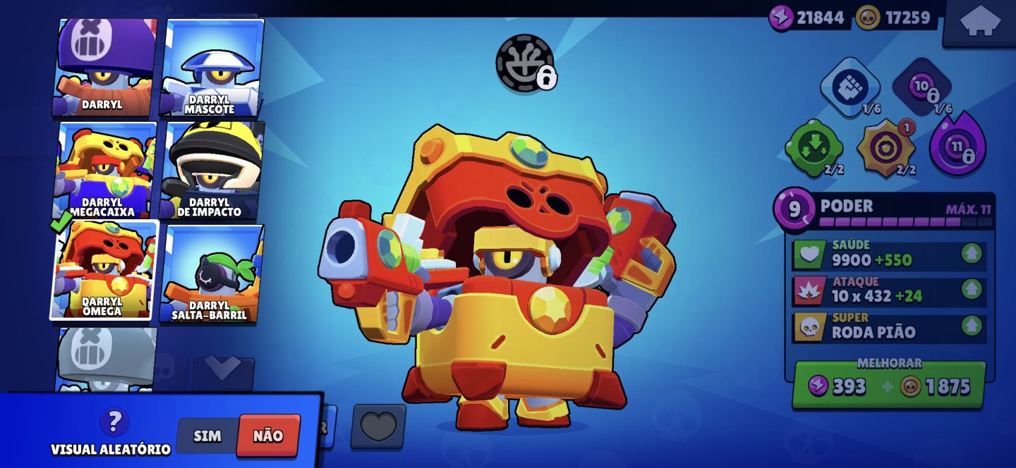 [PRA HOJE] CONTA BRAWL UPADA/SKINS RARAS, 60K, 102 BRAWLERS, CONTA MUITO ANTIGA