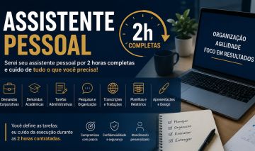 Assistente Pessoal Por 2 horas Completas