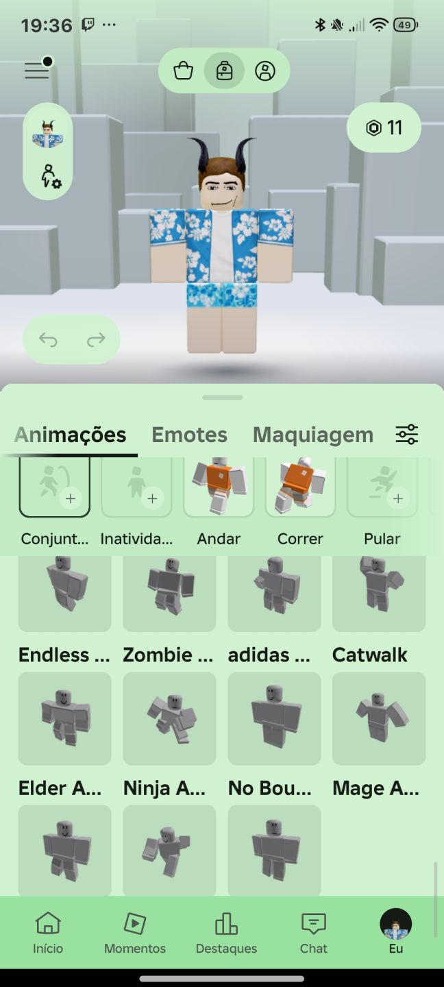 CONTA COM 18K DE ROBUX GASTOS NO INV