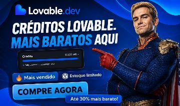 LOVABLE.DEV - RECARGA DE CRÉDITOS NA SUA CONTA [VENDEDOR MAIS RÁPIDO DA GG])