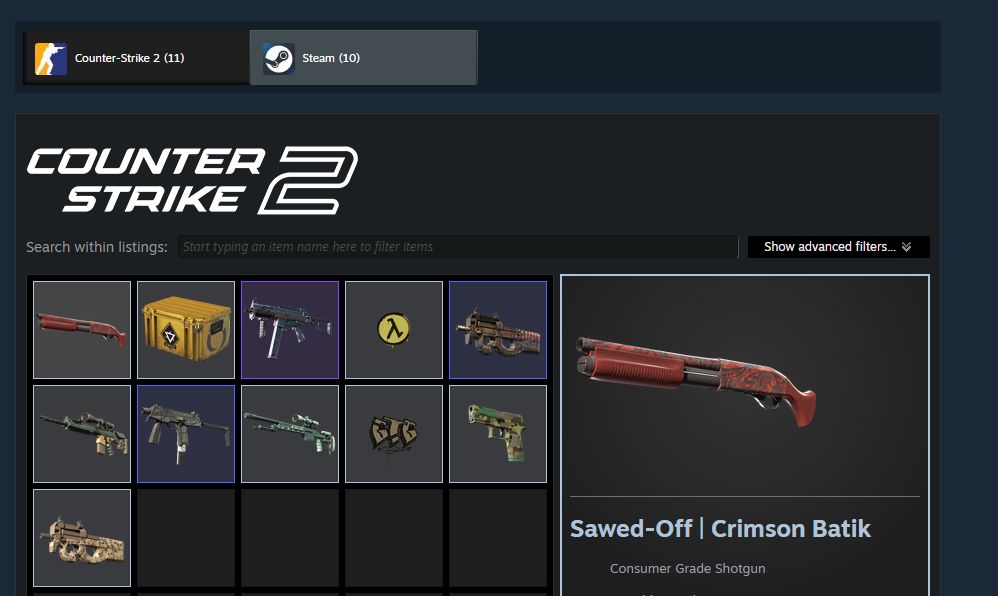 Conta Steam CS2 Prime