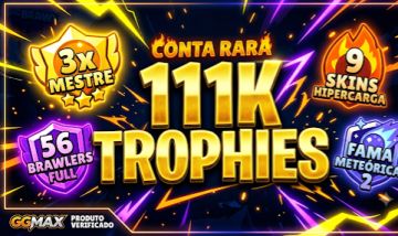 BRAWL STARS 111K TROFÉUS | 380+ SKINS | FAMA METEÓRICA 2