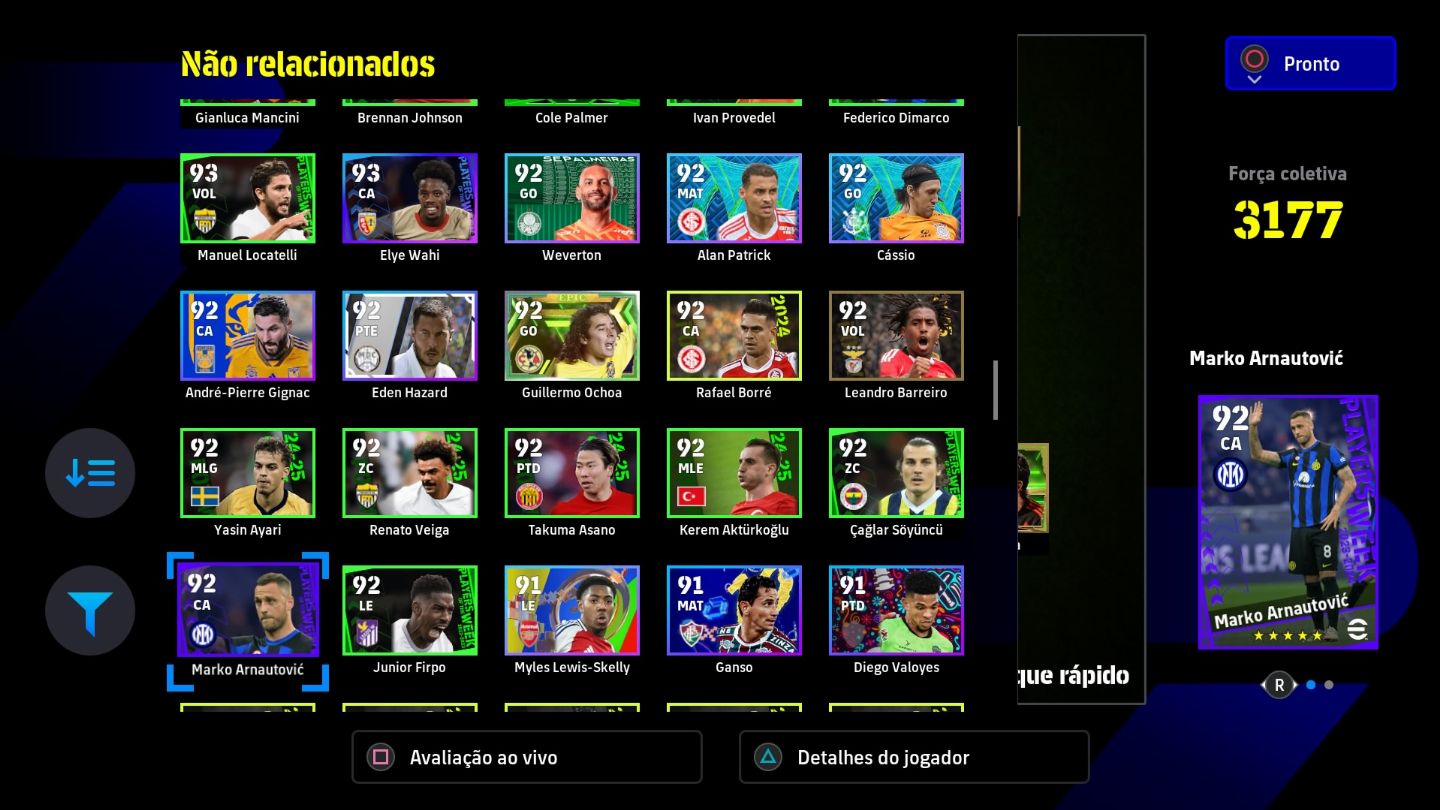 Conta para PS4/PS5 Força 3177