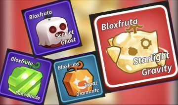 SKIM DAS FRUTAS: Starlight Gravity, Lime Blade, Scarlet Ghost, Topaz Diamante
