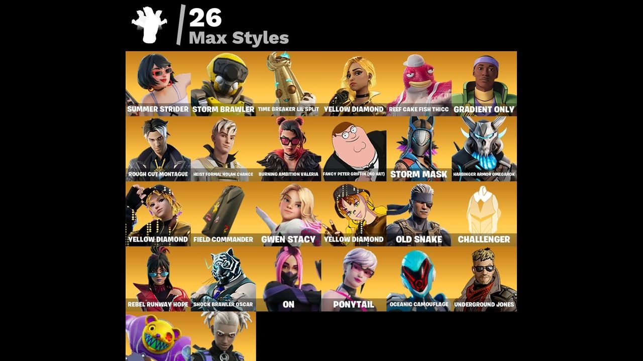 Conta Fortnite 92 SKINS/O CORINGA / POISON IVY/ PANICO GHOST FACE / ELITE JULES