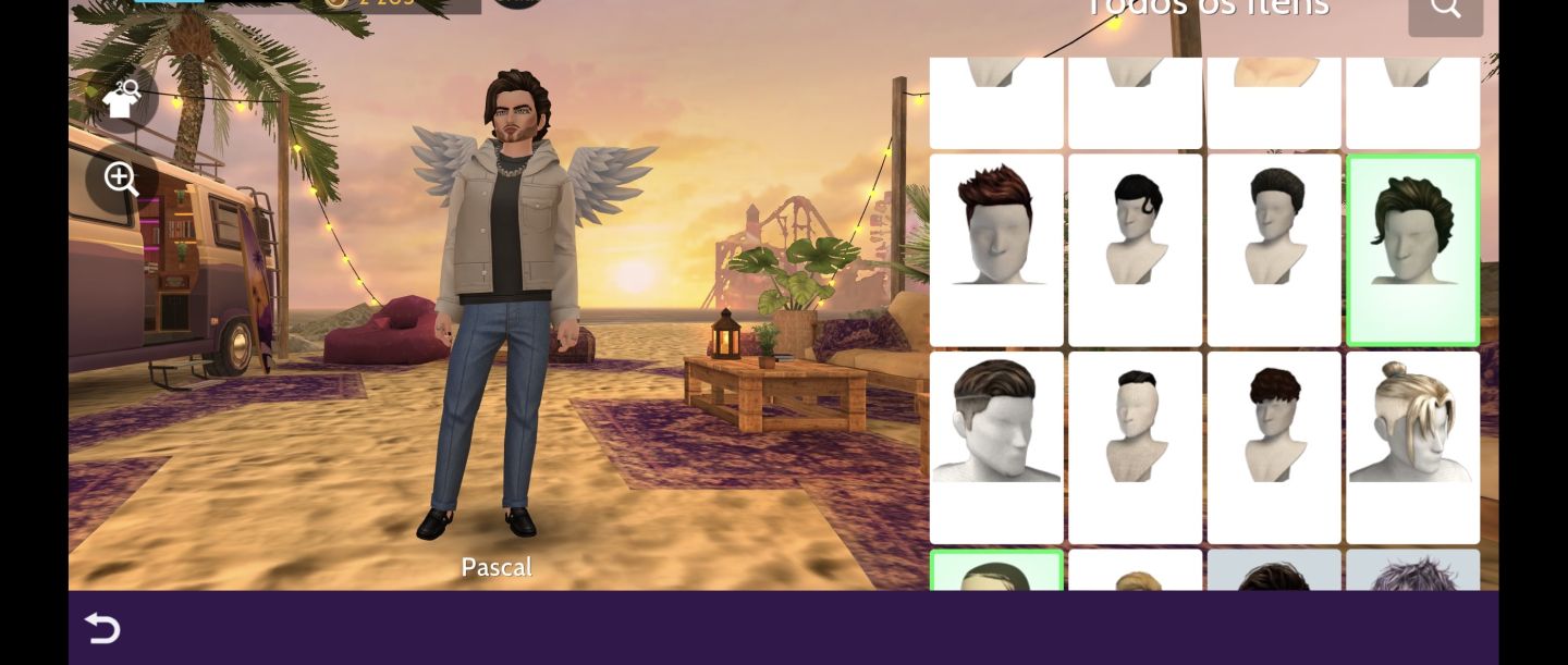 Conta no Avakin life com asa