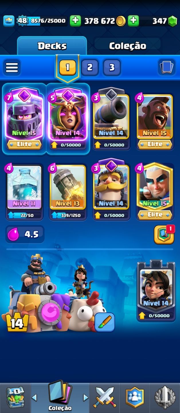 1 x Conta Clash Royale 9500 troféus