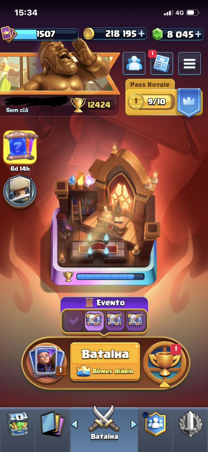Conta clash royale muito boa, 8 anos