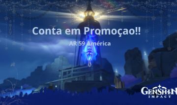 Conta de Genshin Impact Ar 59 América Perfeita para End game e Diversão.