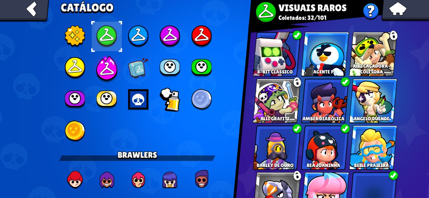 Conta Brawl Star Iniciante (DADOS ALTERAVEIS)