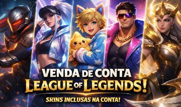 CONTA de LoL(PC) ANTIGA (2013) SKINS VALIOSAS - Permanente