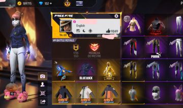 Conta de Free Fire gemada unissex