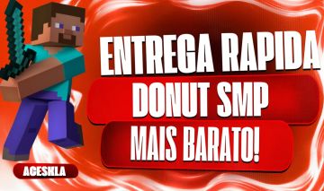 Minecraft - Donut SMP!! Mais Barato 70% OFF!!! Entrega Rápida!!