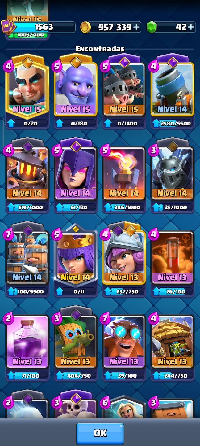 Conta Clash Royale 14000 troféus
