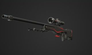 AWP Linhas Vermelhas (Redline) Pouco Usada
