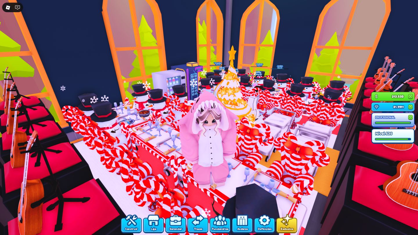 VENDA DE ITENS MY RESTAURANT ROBLOX