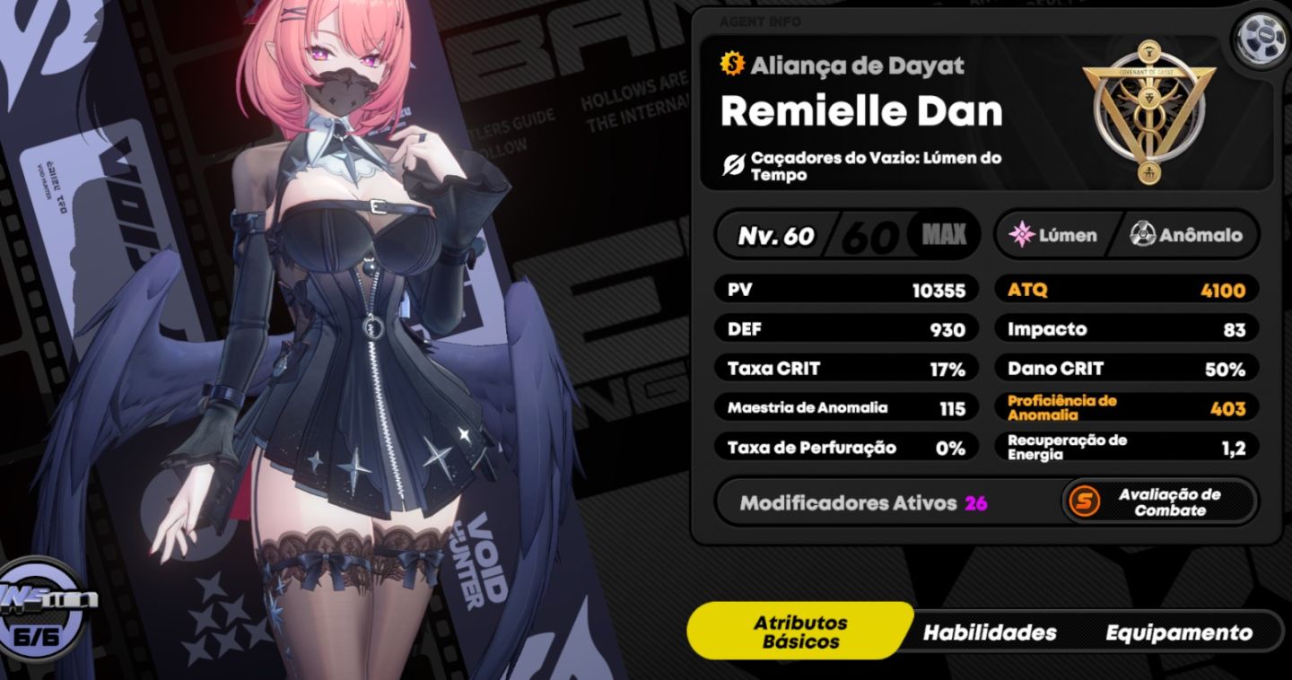 CONTA ZENLESS ZONE ZERO (ZZZ) REMIELLE M6!