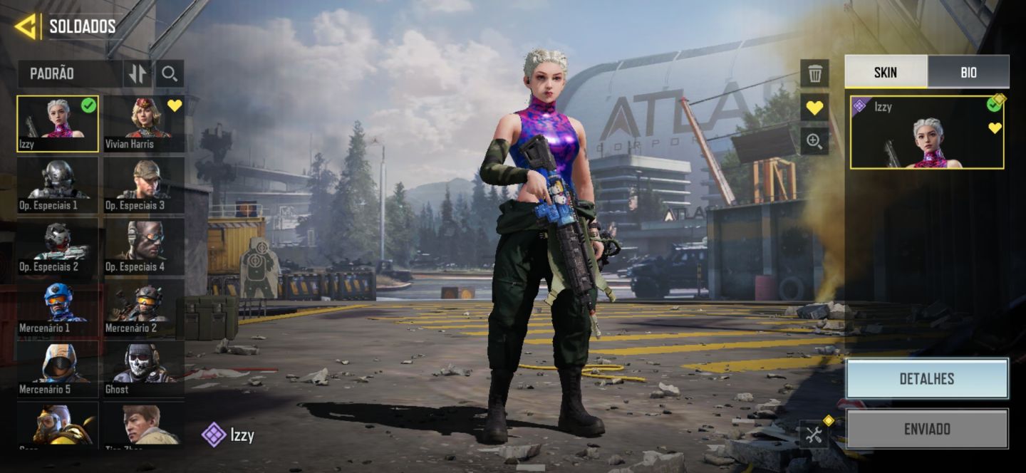 Mais barato conta codm com várias skin se personagem