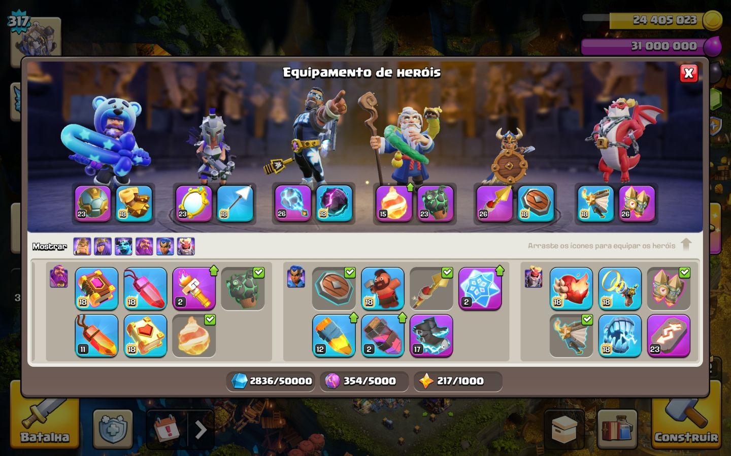 Cv18 Semi Full com vários equipamentos épicos!!!