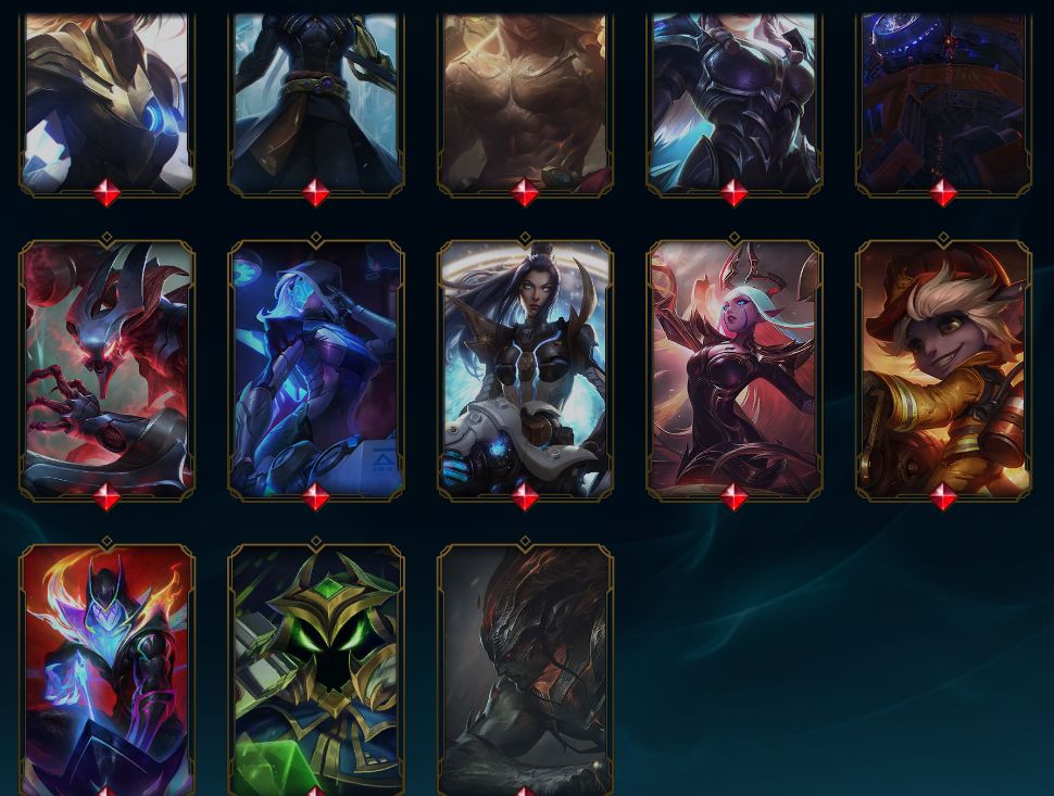 Conta LoL Level 609 | 383 Skins | Full Acesso | BR
