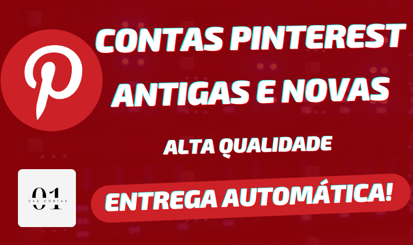 CONTAS PINTEREST ANTIGAS E NOVAS [ALTA QUALIDADE] +EMAIL VERIFICADO | AUTOMÁTICA