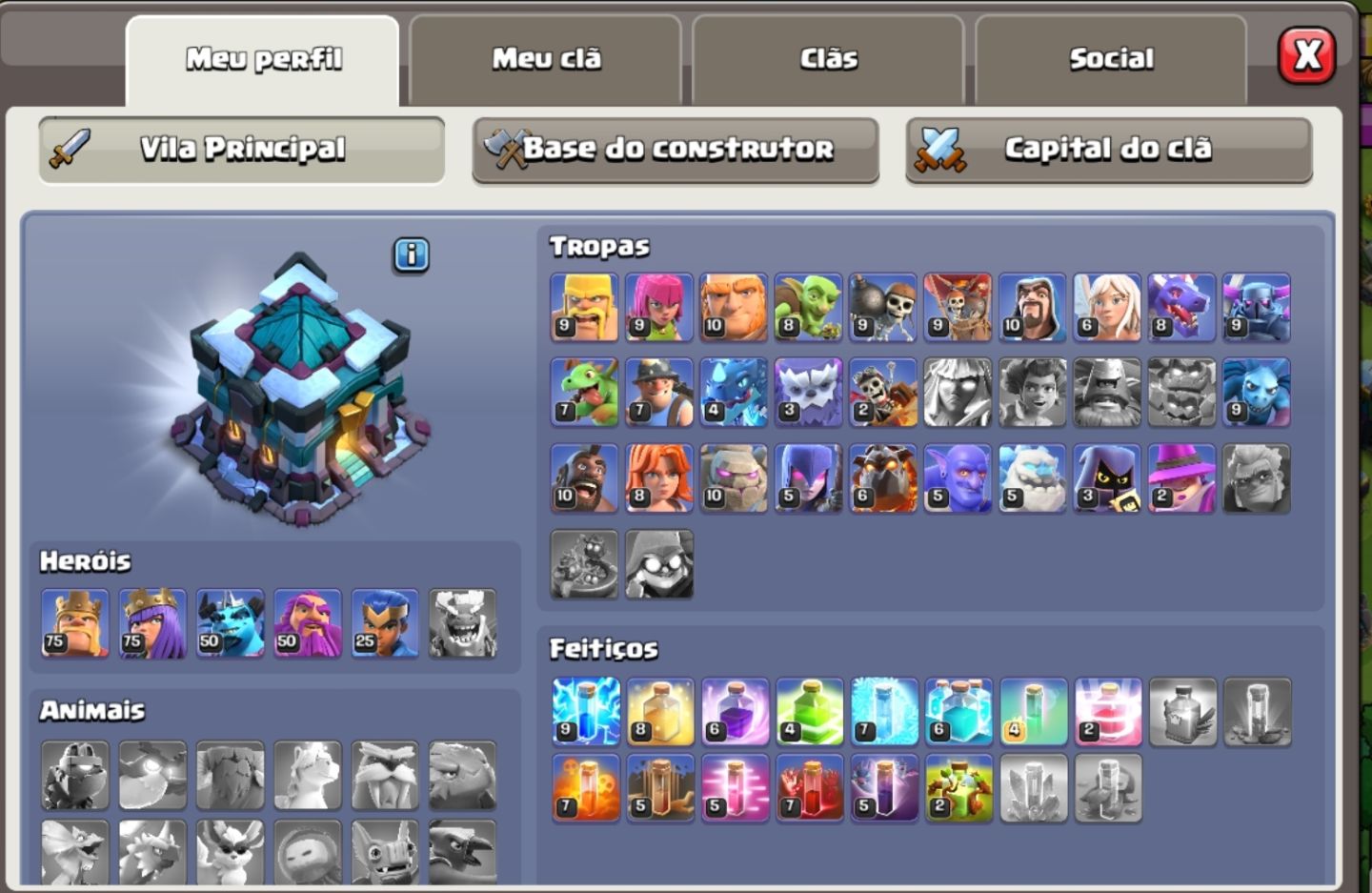 Clash of clans Cv13 100% full