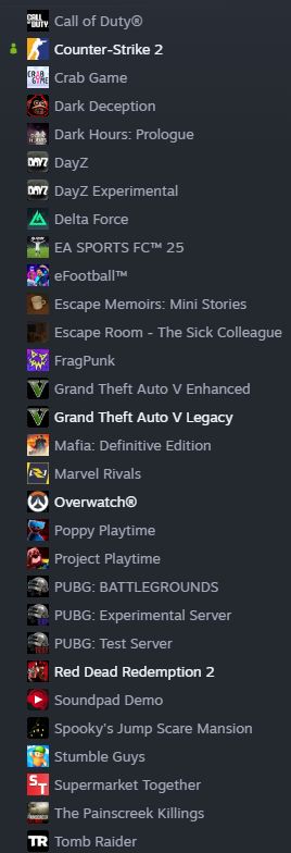 CONTA STEAM | CS2 PRIME + EA FC 25 + RED DEAD 2 + GTA V + DAYZ | FULL ACESSO