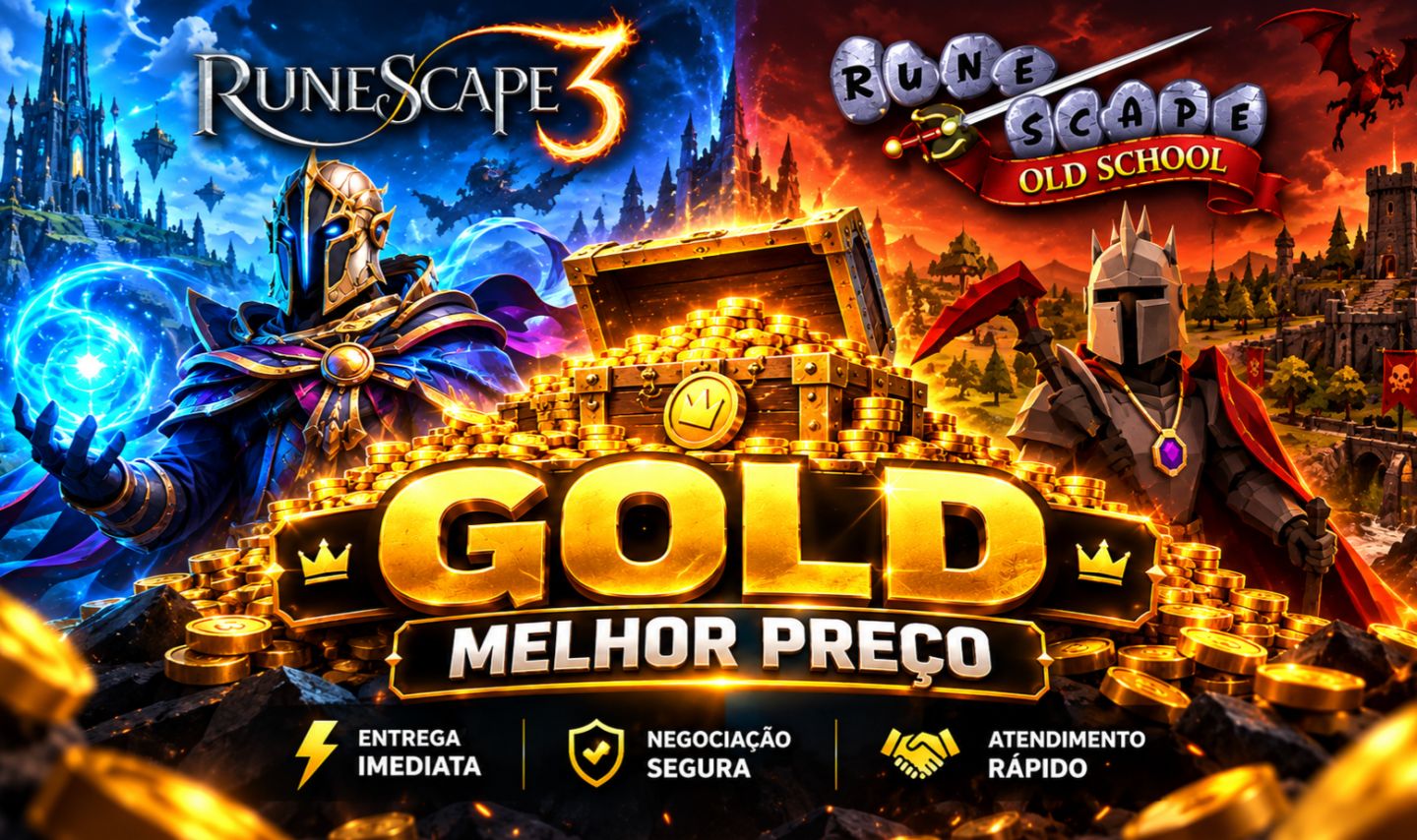 GOLD OSRS + RUNESCAPE 3 | GP BARATO | MELHOR PREÇO