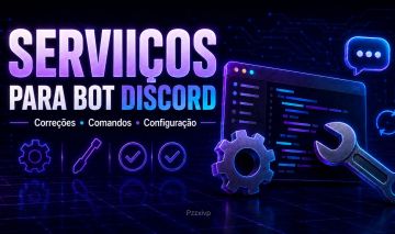 Serviços para Bot Discord | Correção de Erros e Comandos