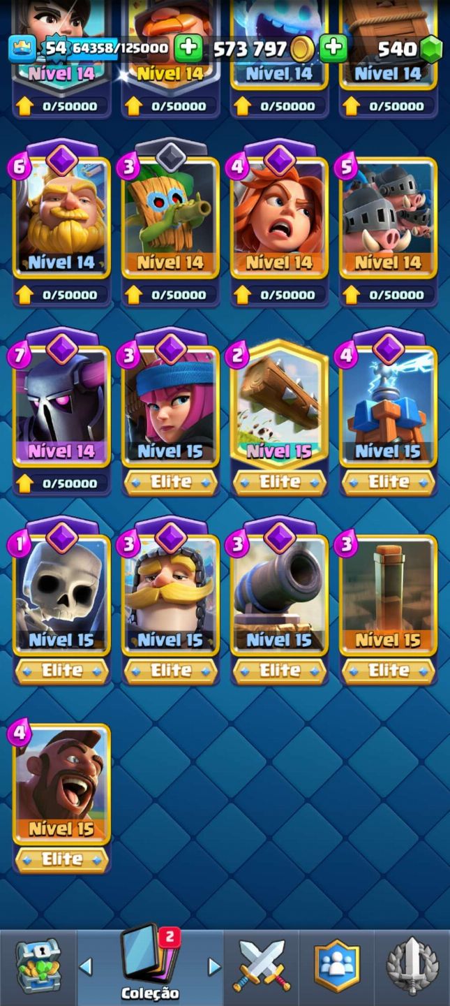 Clash royale conta gemada e upadassa