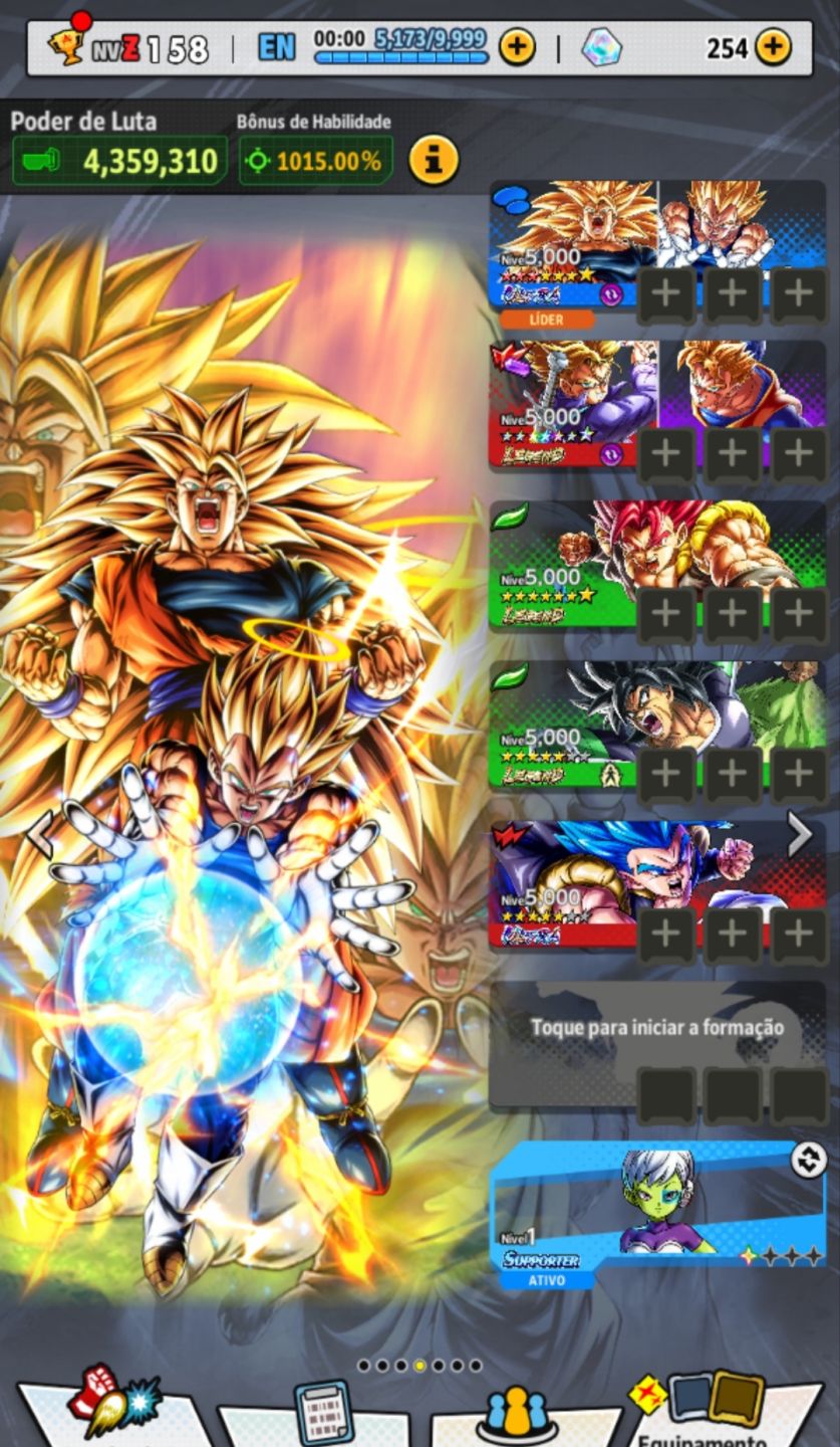 Conta Dragon Ball legends Com todos os personagens do aniversário!