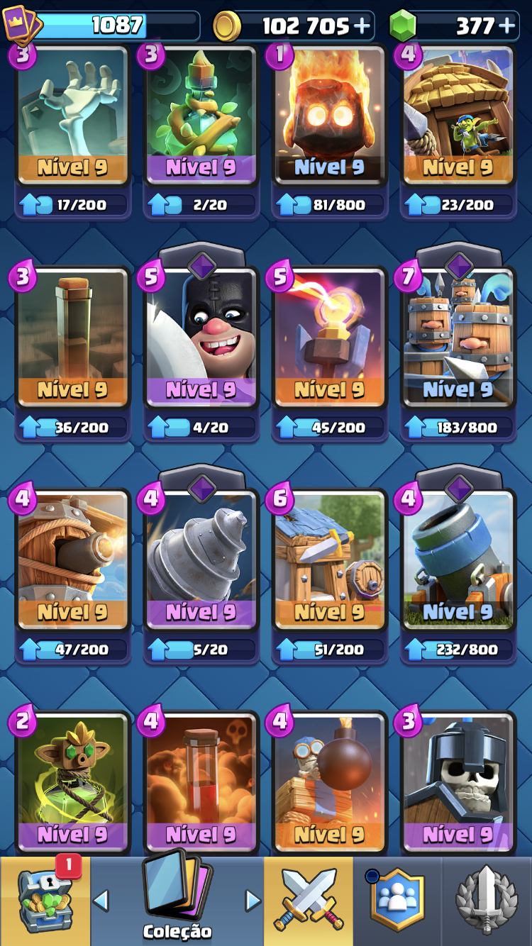 CONTA DE CLASH ROYALE ARENA 15|CUSTO BENEFÍCIO