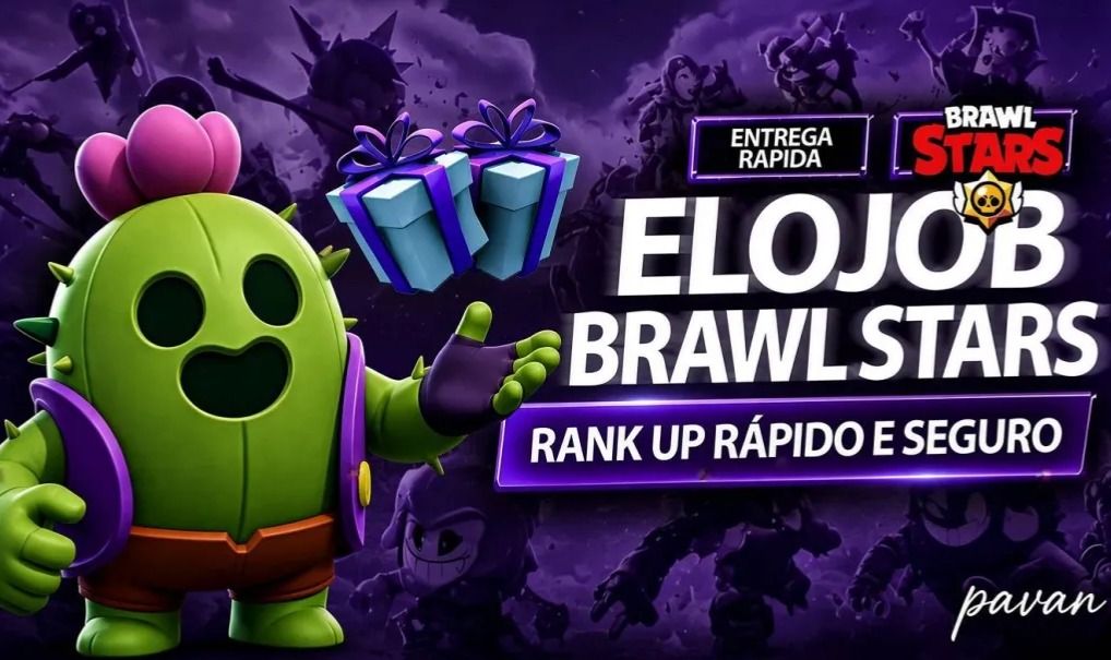 ELOJOB BRAWL STARS | RANQUEADA ATÉ LENDÁRIO 3 |TROFÉUS|PRESTÍGIO