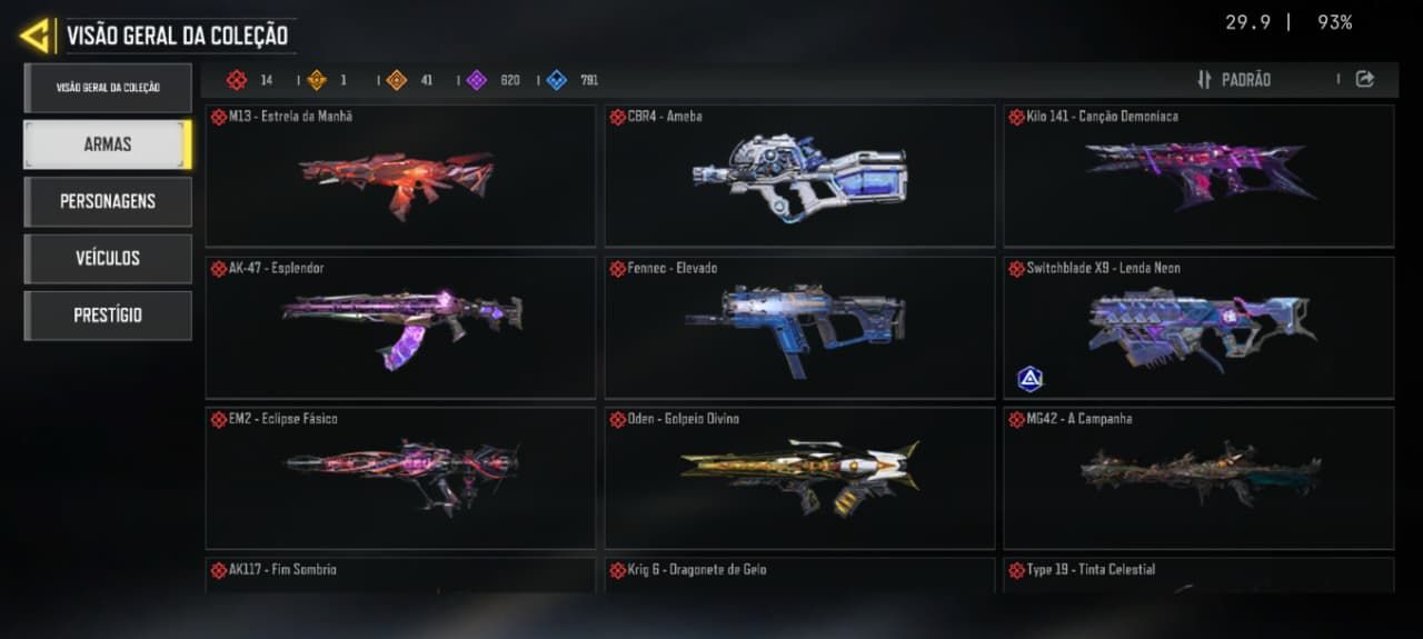 CONTA FULL ACESSO CALL OF DUTY MOBILE