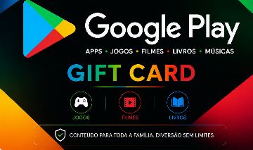 GOOGLE PLAY GIFT CARD SALDOS DE R$15 A R$200 ENTREGA RÁPIDA E SEGURA