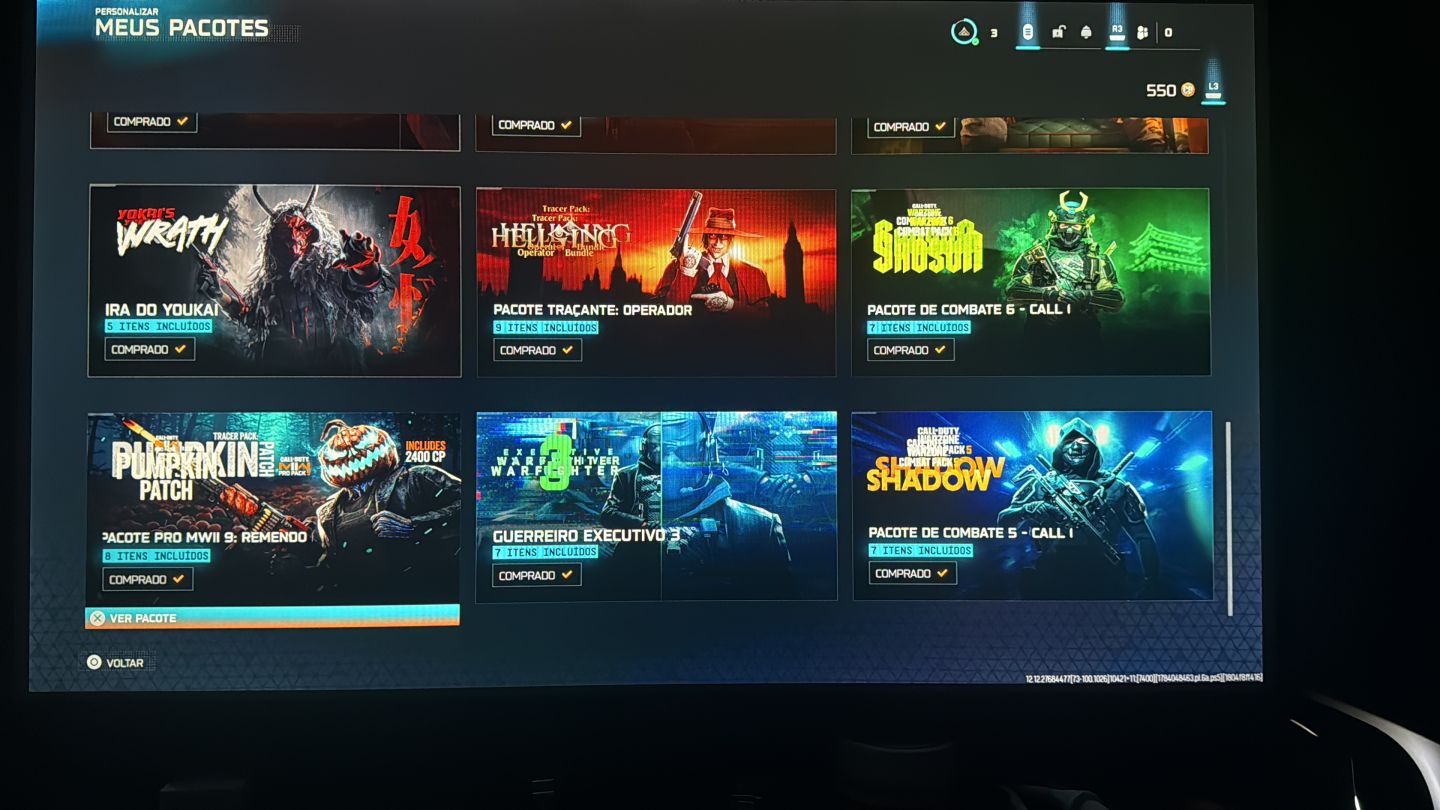 Conta COD PlayStation BlackCell MWII/MWIII +70 Operadores Sem Ban Muitos Bundles