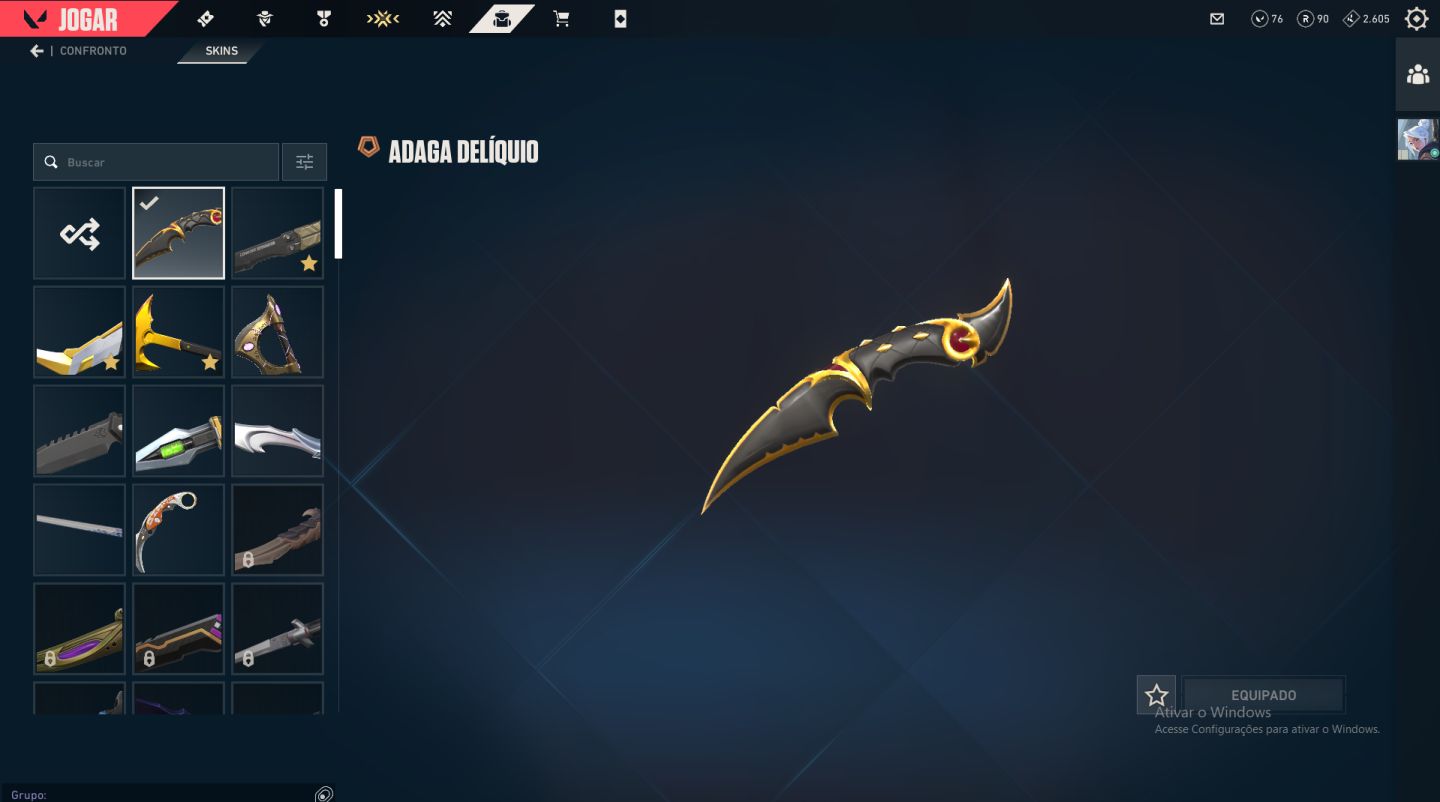 CONTA VALORANT EX IMORTAL '' 1,170 EM SKINS '' CONTA ANTIGA